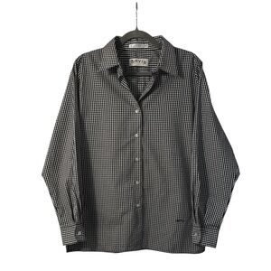Orvis Black and White Checkered Women’s Button Down